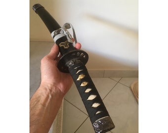 Katana Sword & Wood Sheath. Stainless Steel 25 Cm - 9.8 Inches