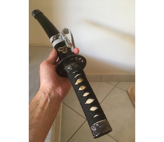 Katana Sword & Wood Sheath. Stainless Steel 25 Cm - 9.8 Inches