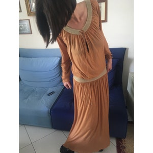 Eva Herzigova Long Summer Dress. Unused Sheer Dress. Sun-Bohemian Woman Dress.