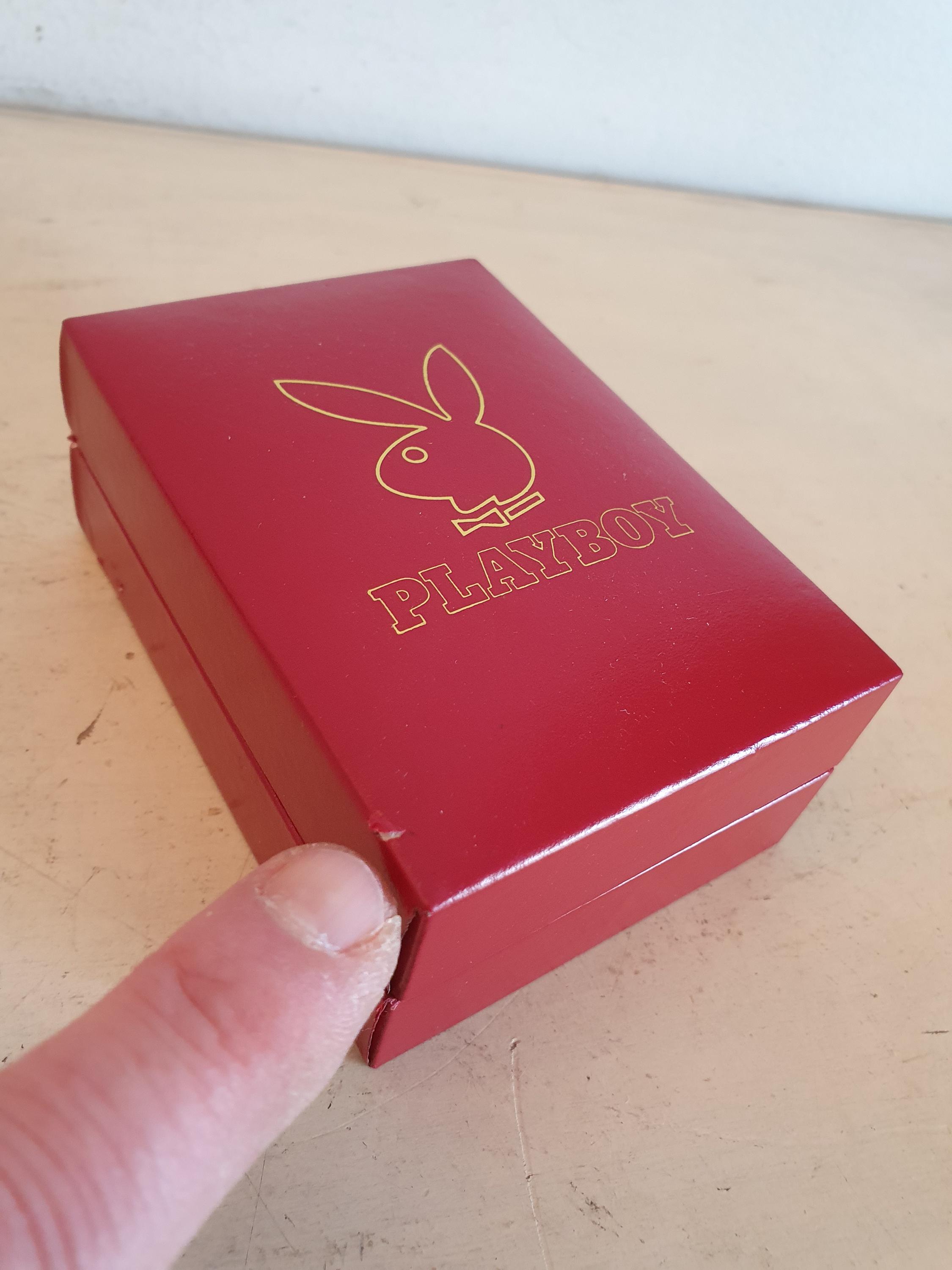 Vintage Playboy Playing Cards in Red Box, Pin-up Back Design, 52