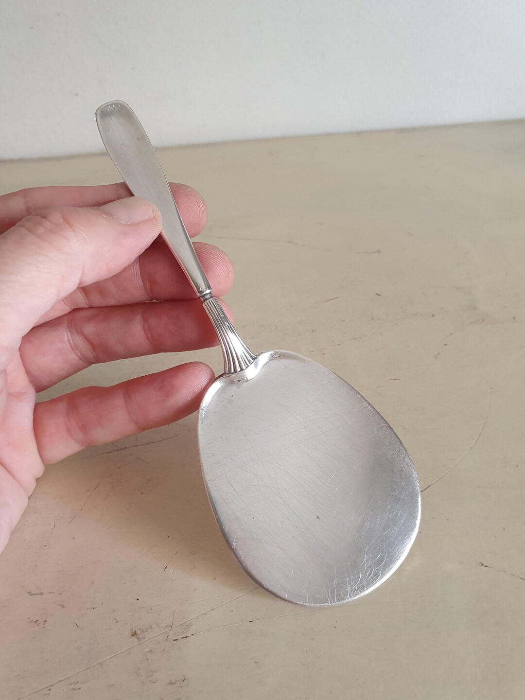 Vintage W&S Sorensen Sterling Silver Danish Cake Server