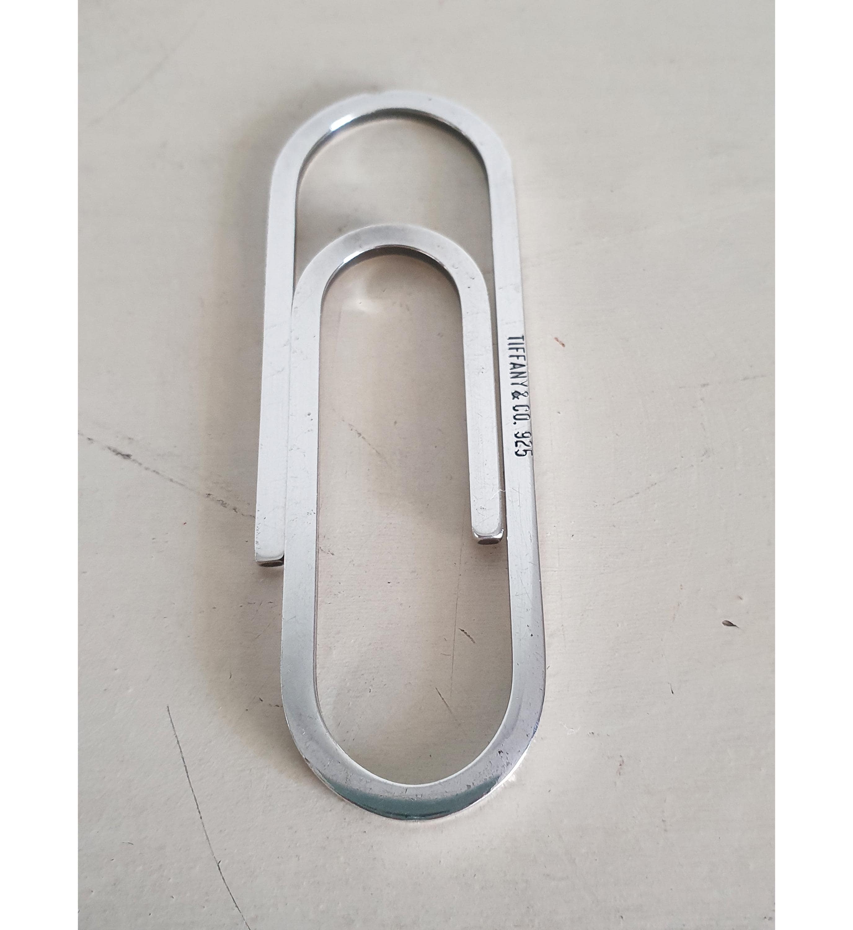Vintage Tiffany & Co. Sterling Silver Paper Clip Bookmark