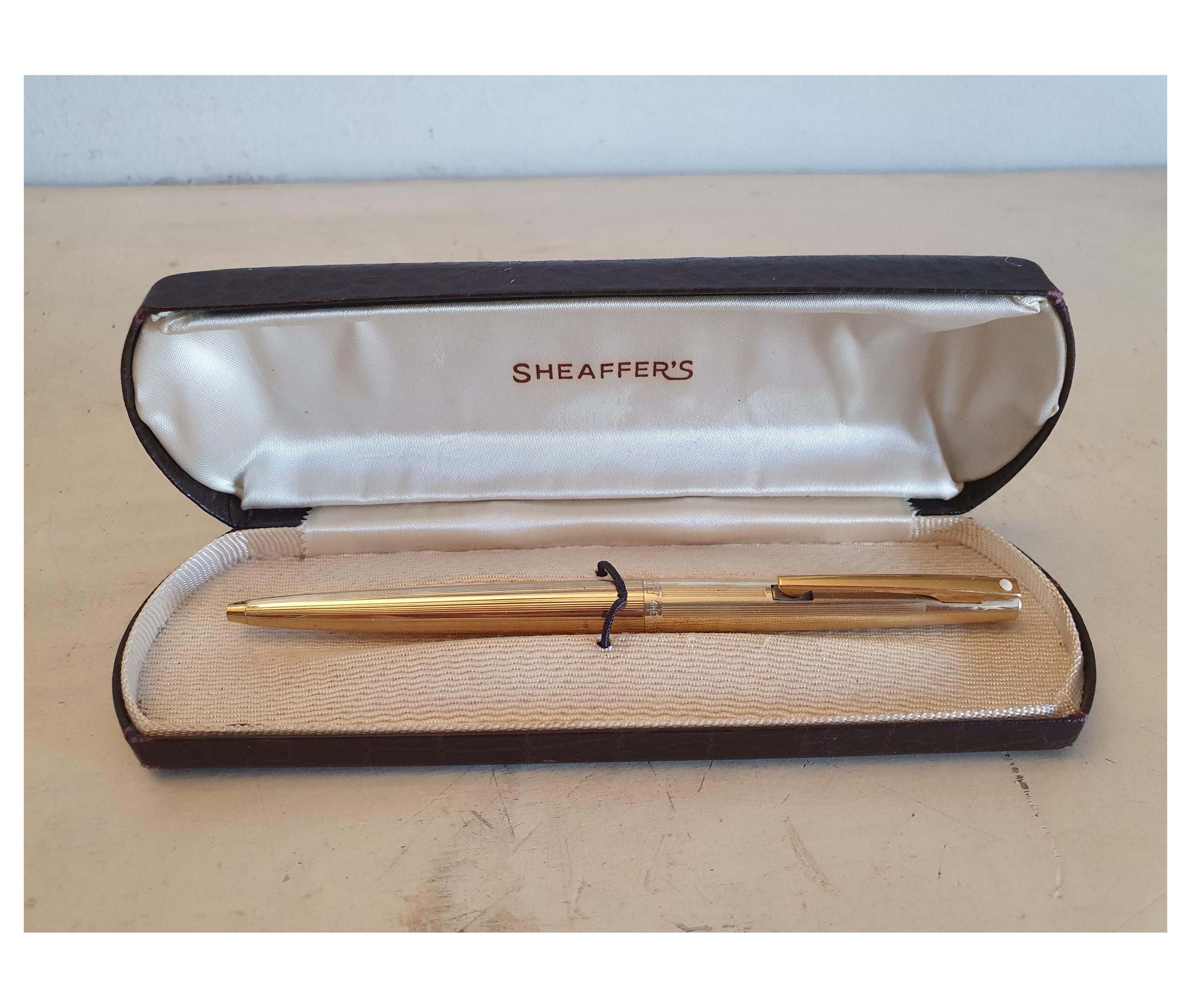 Vintage Sheaffer Ballpoint Pen 12K Gold Filled, USA Made, Crowned