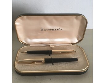 WATERMAN IDEAL PARIS 18K 750 Gold Nib Fountain Pen WATERMAN IDEAL PARIS 18K 750 Gold Nib Fountain Pen