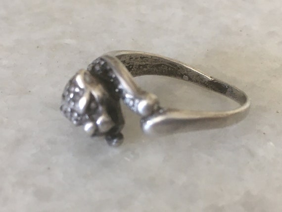 Feline Silver Sculpture Ring. Sterling Silver Hal… - image 5