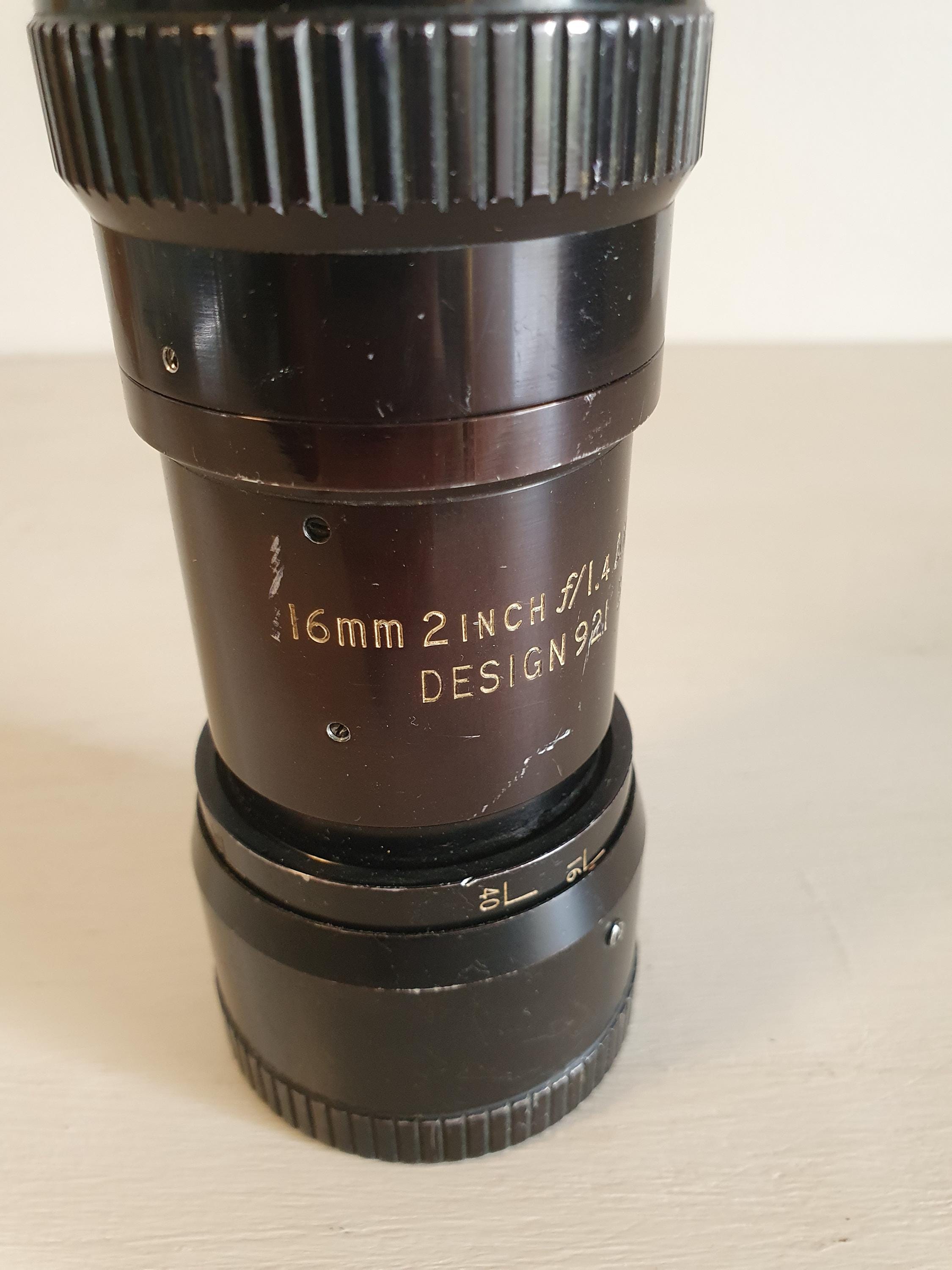 Vintage Bell Howell Anamorphic Projection Lens 16mm Cinema Theater