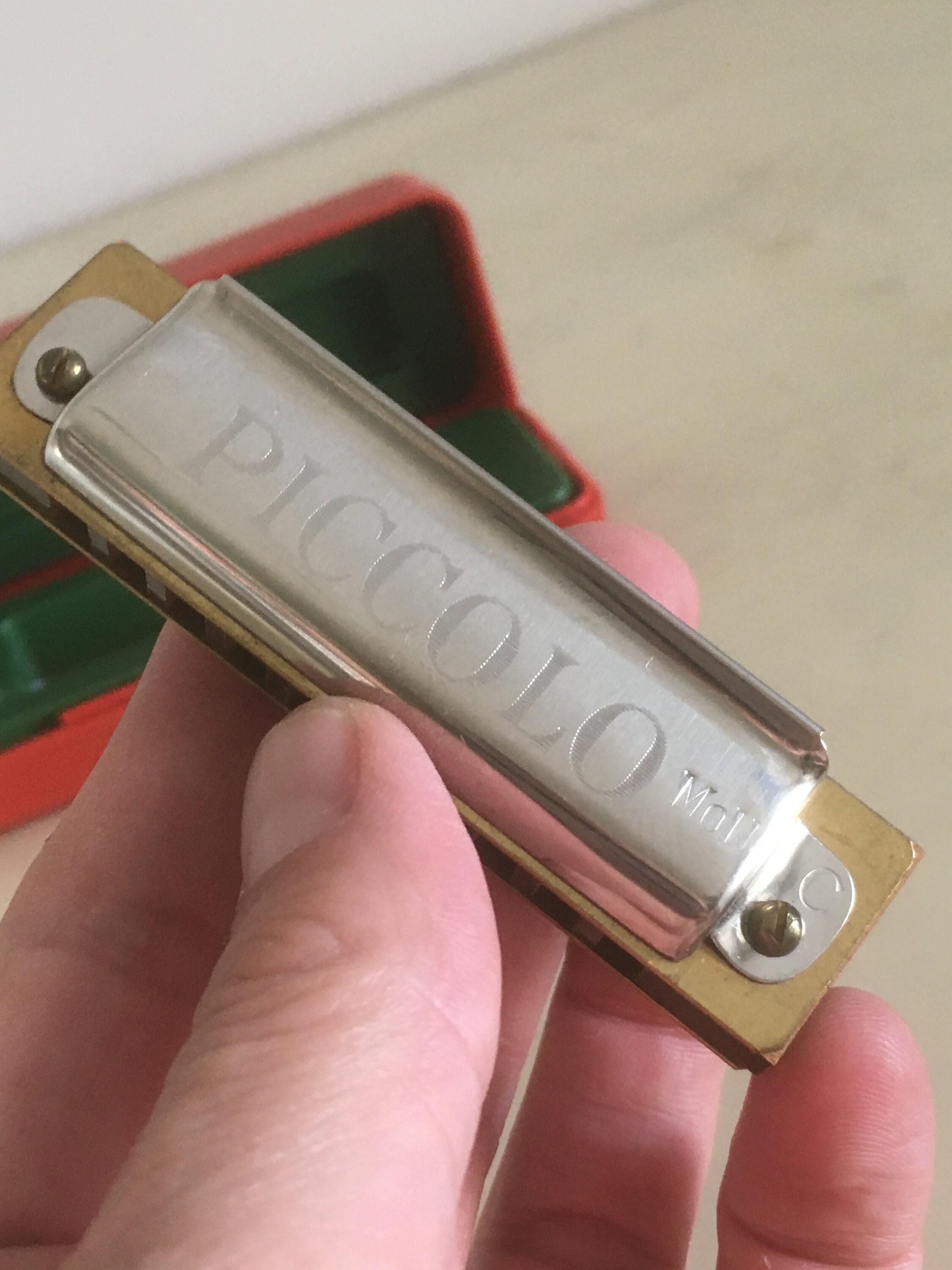 M. Hohner Piccolo Harmonica. Vintage Unused C Moll Key Etsy