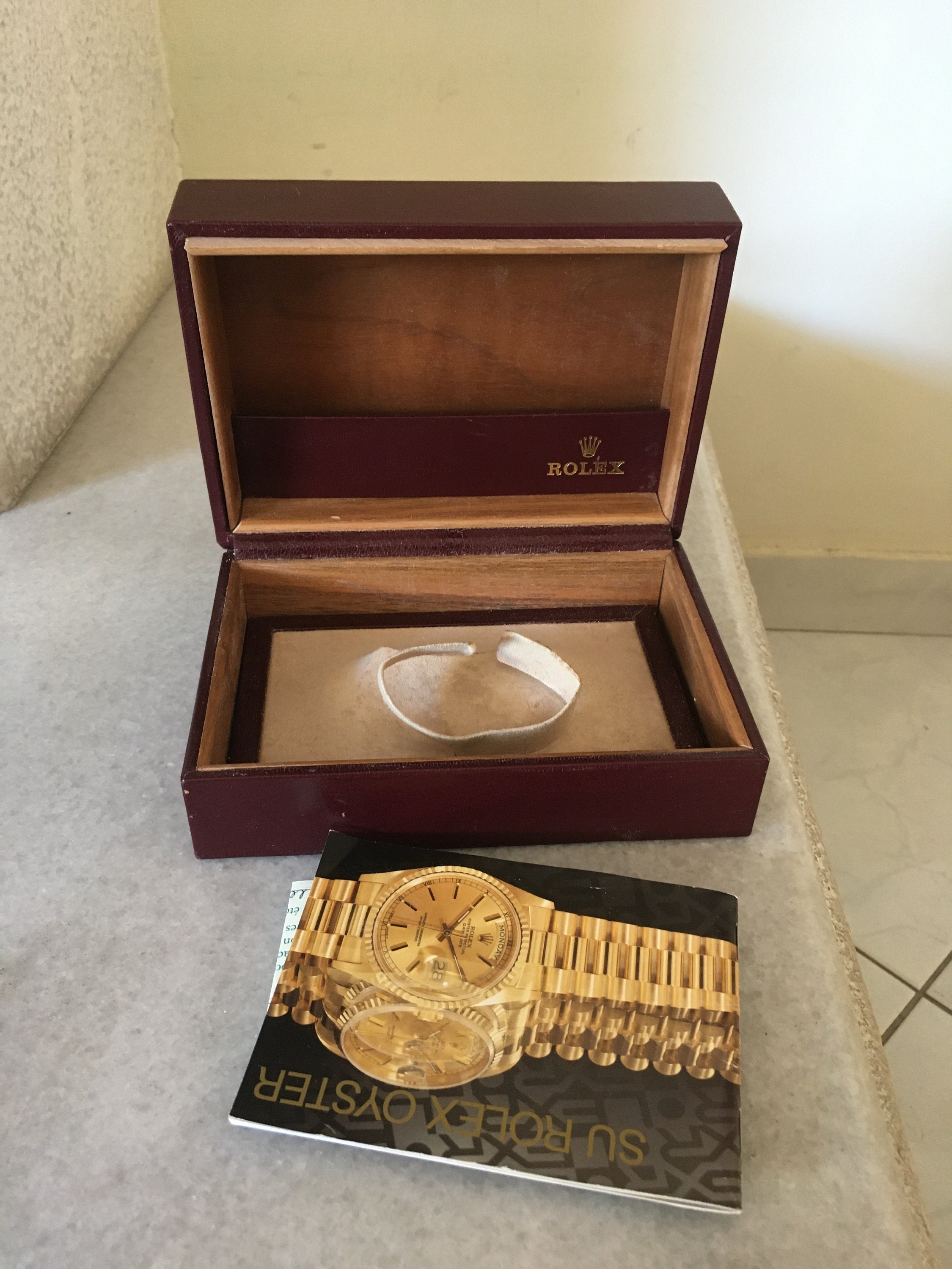 original rolex design case back