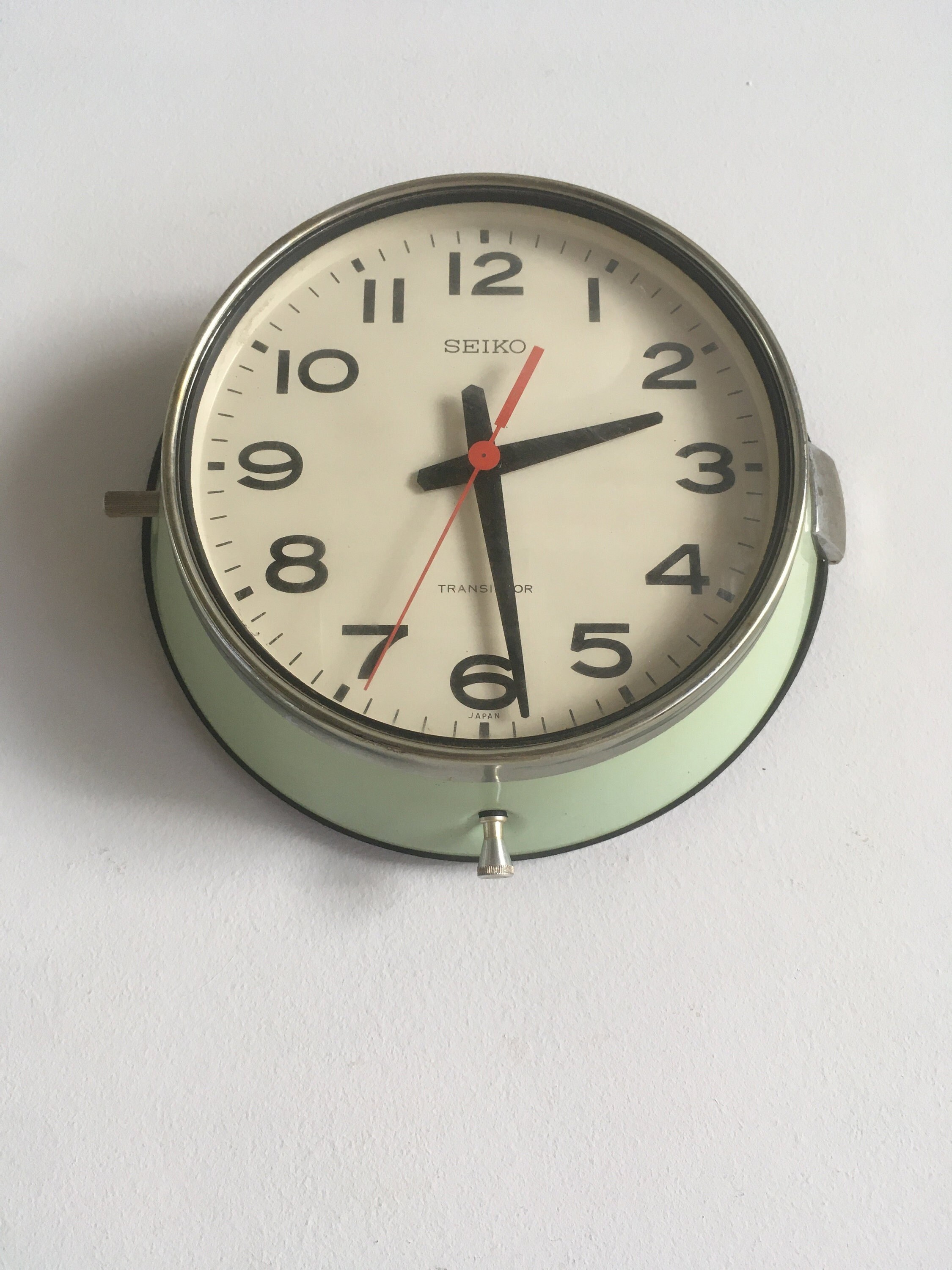 【希少】SEIKO transistor oval clock 70s 希少】SEIKO transistor oval clock 70s
