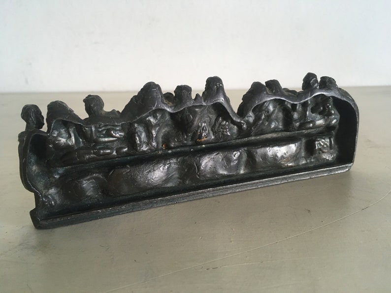 Buy The Last Supper Jesus Christ Leonardo Da Vinci Bronze Finish ...