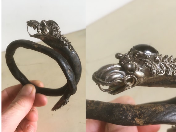 Very Rare Tortoise Vintage Sterling Silver Bracelet Cuff Very Rare Tortoise Vintage Sterling Silver Bracelet Cuff