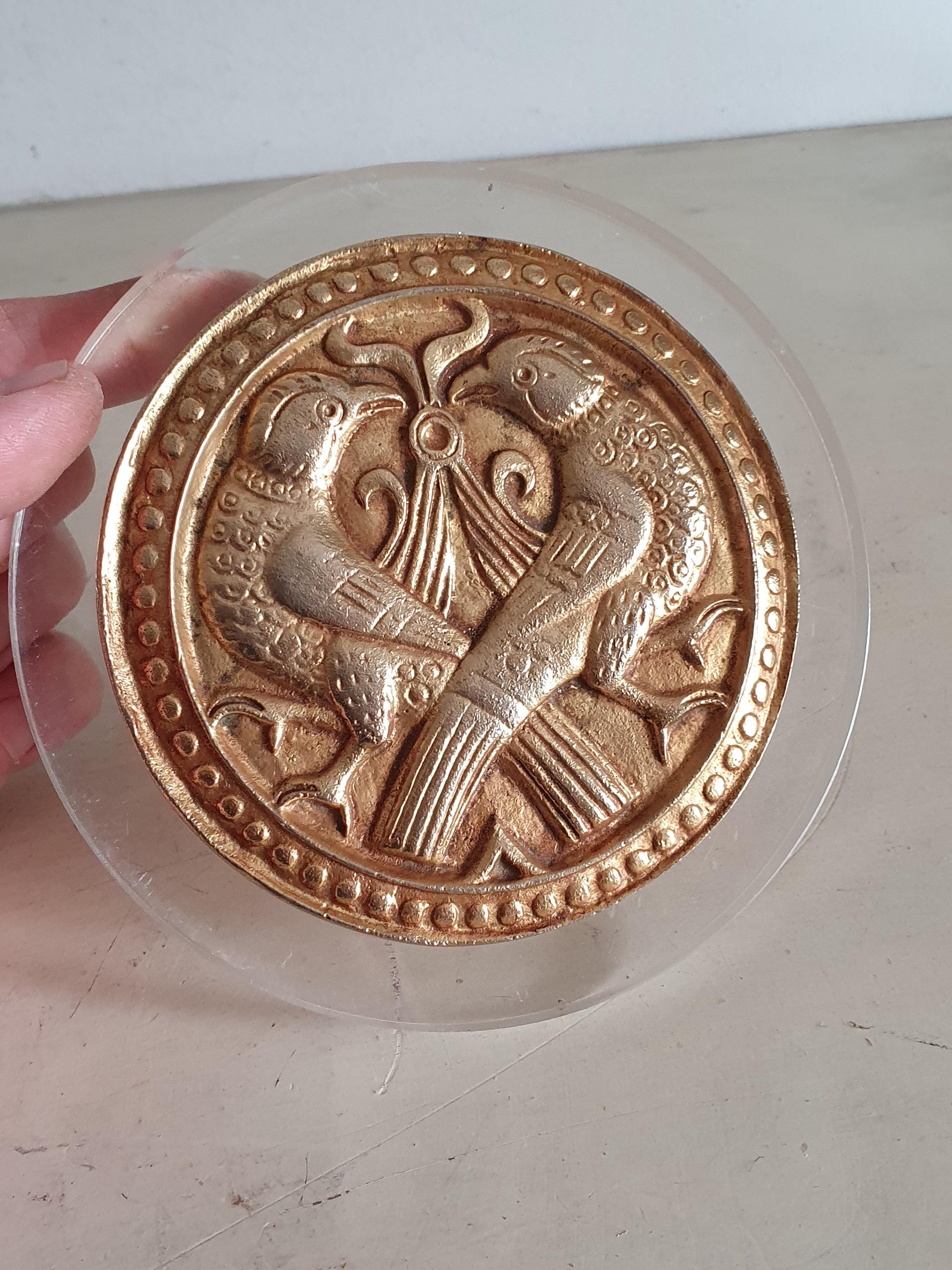 ギリシャ神話 銅プレート2枚