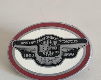 ヴィンテージ90年代ハーレーダビッドソンサイクルズメタルピンバッジ