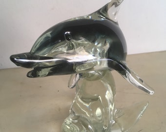 ムラーノガラスのイカの彫刻、リアルな吹きガラスアート - Etsy 日本