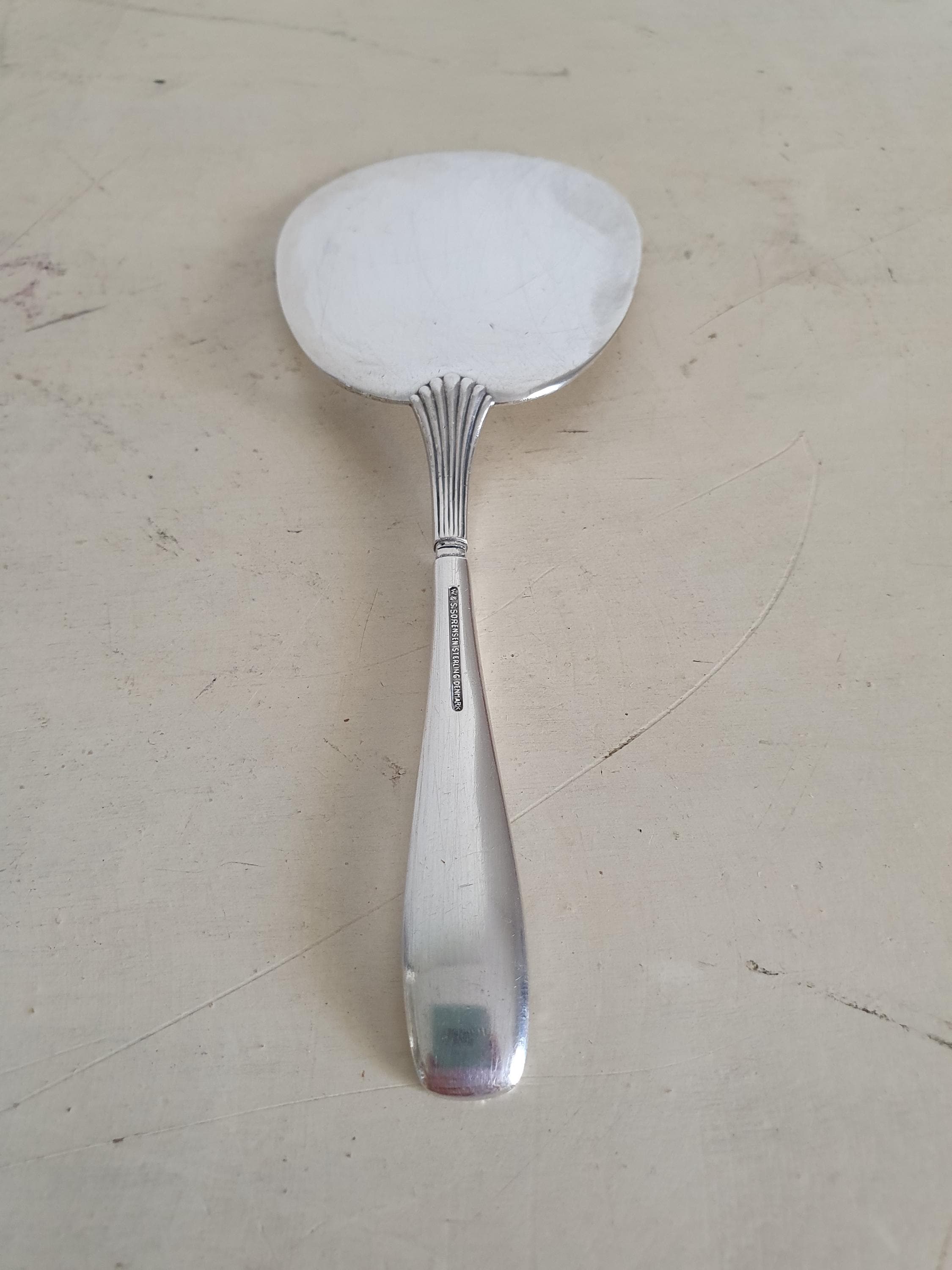 Vintage W&S Sorensen Sterling Silver Danish Cake Server