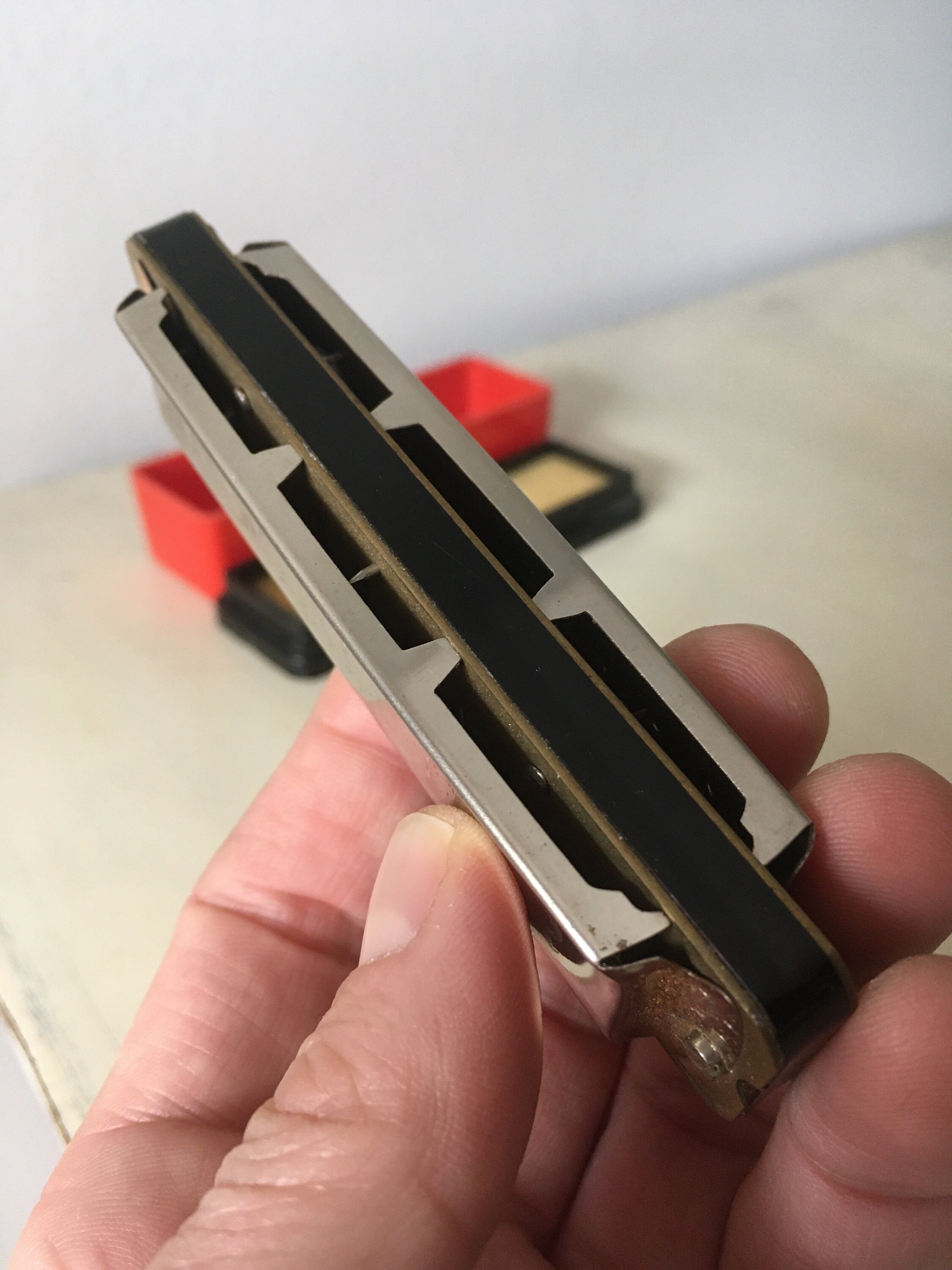 Vintage Small Bandmaster Harmonica in the Key of C. Made in