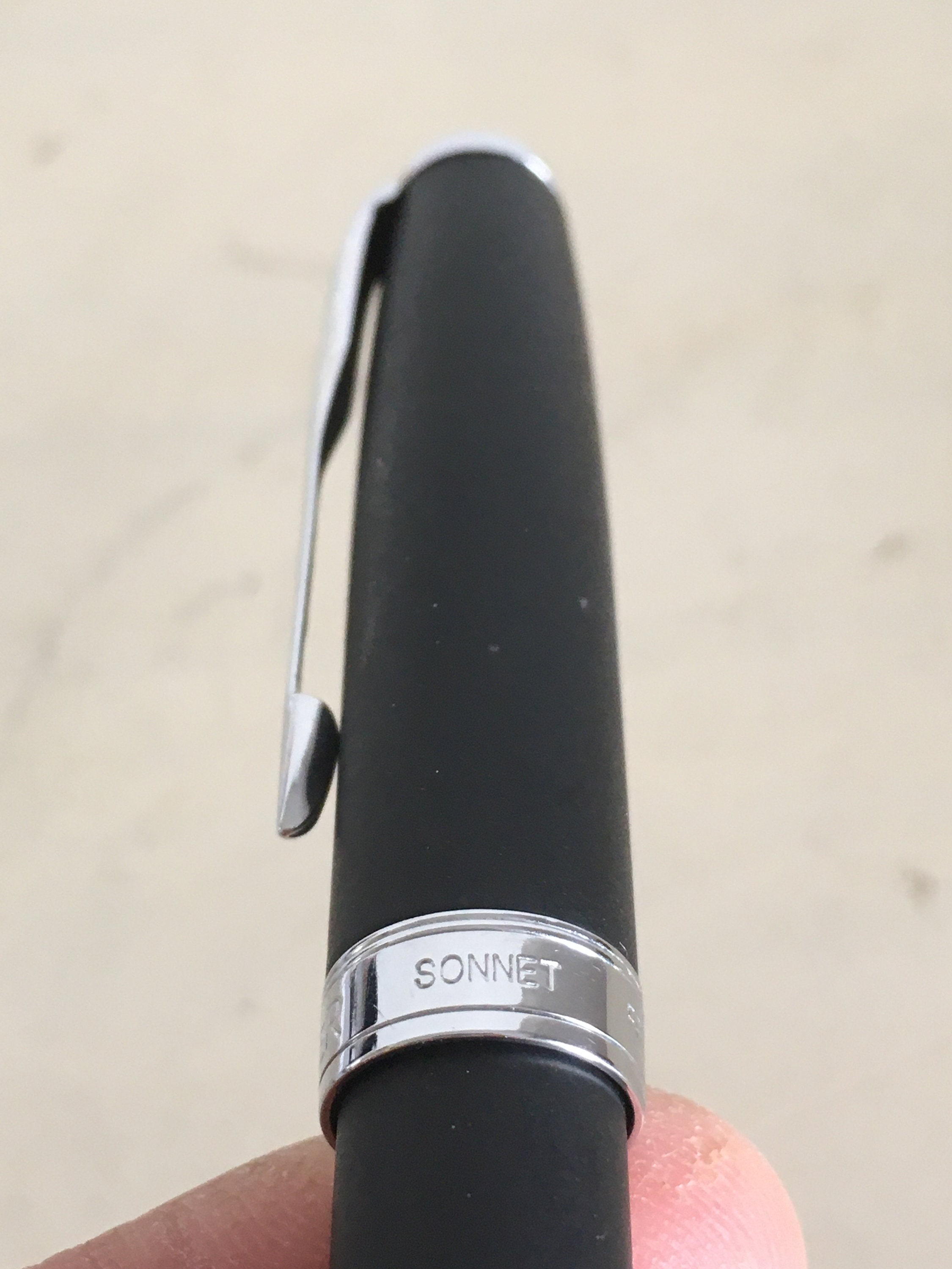 Parker Sonnet France Code IIIQ Matte Black & Chrome Slim - Etsy