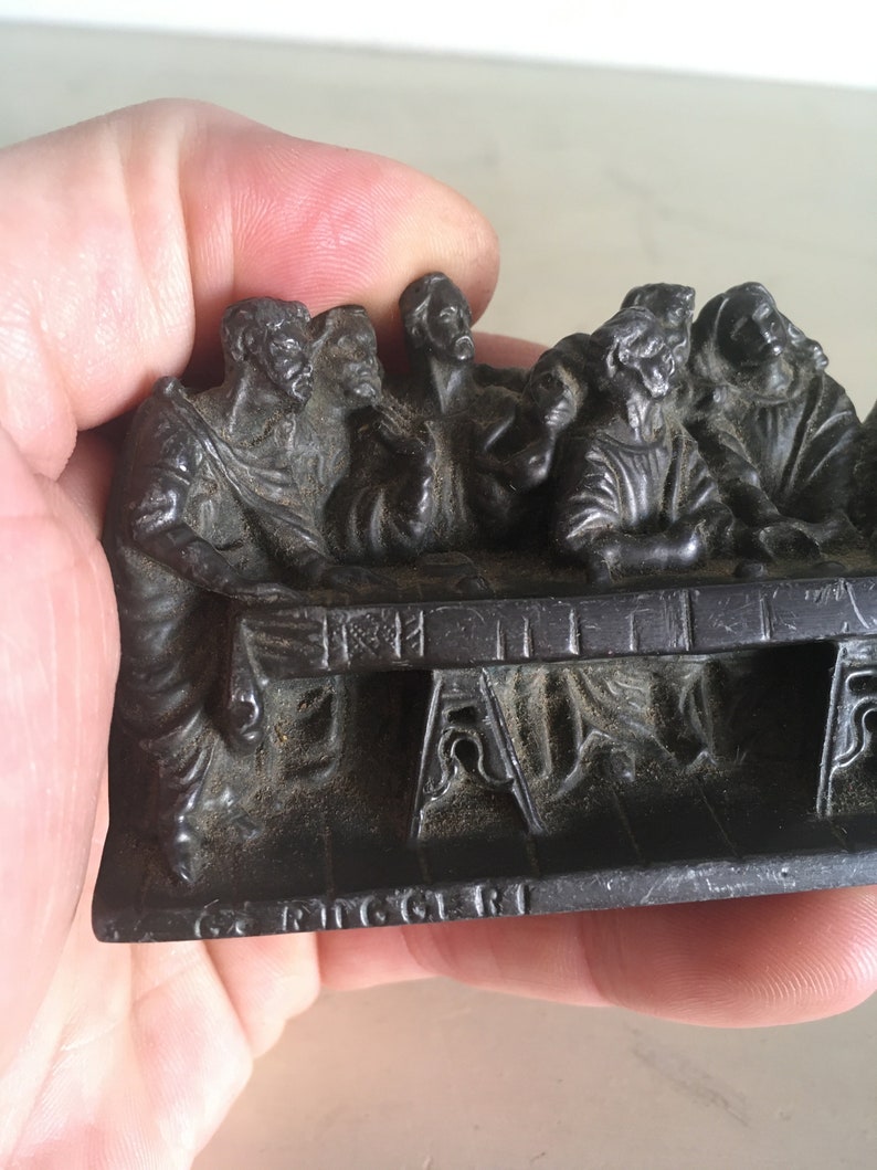 Buy The Last Supper Jesus Christ Leonardo Da Vinci Bronze Finish ...