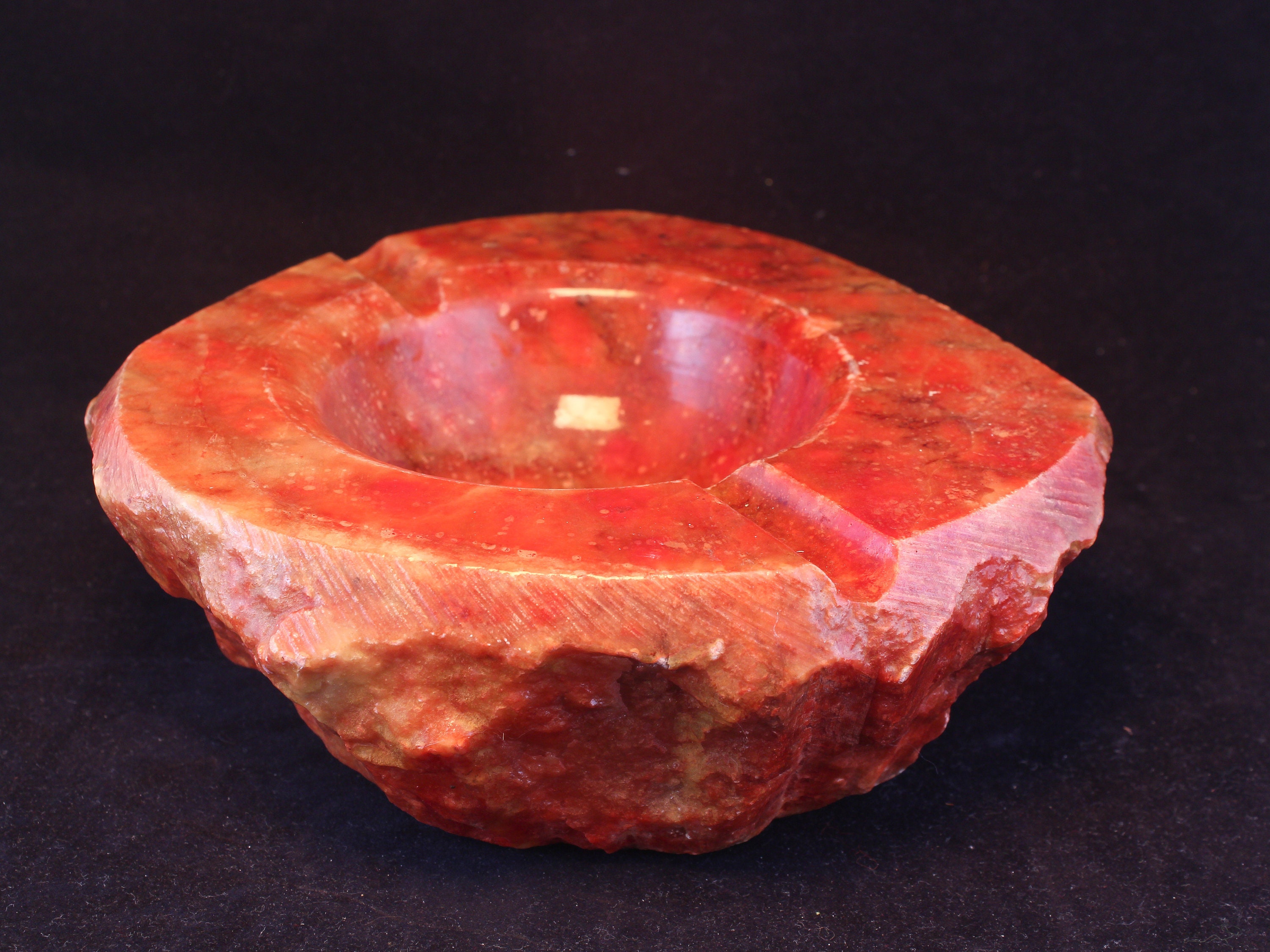 Genuine Alabaster Ashtray Made in Italy. Hand Carved Heavy Etsy Singapore