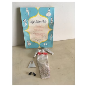 Vintage Shillman&#39;s &quot;Gorgeous Gown&quot; Set for Barbie and most popular dolls. Collectible 1980&#39;s High Fashion Clothes Set, made in Brooklyn, N.Y