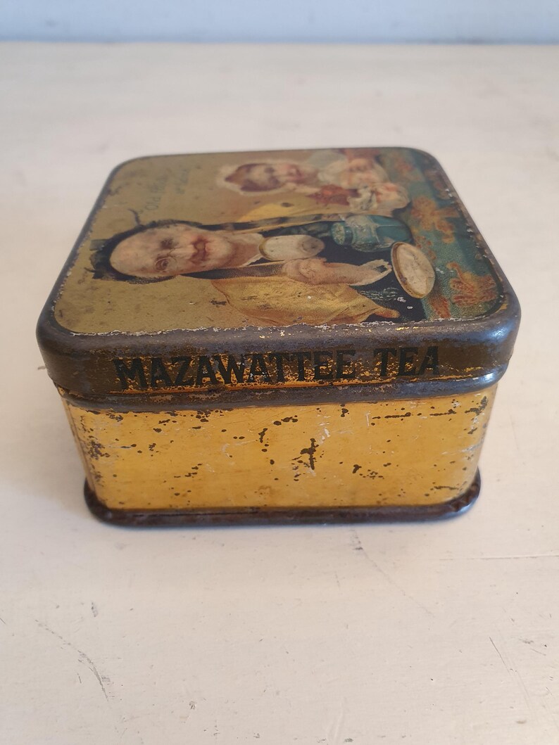 Vintage Mazawattee Tea Tin, 