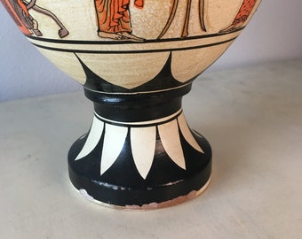 古代ギリシャ風赤絵陶器ピッチャー 古代ギリシャ風赤絵陶器ピッチャー