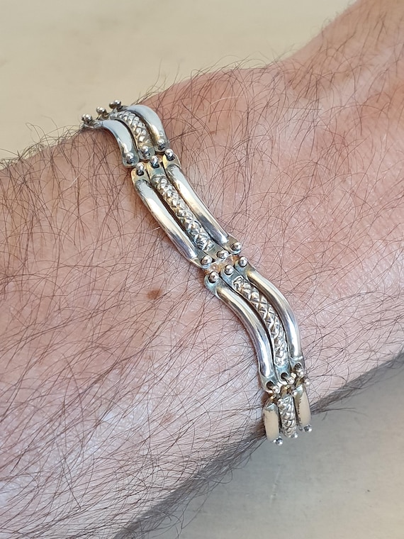 vintage silver bracelet デザイン ブレスレット 925 Vintage Floral