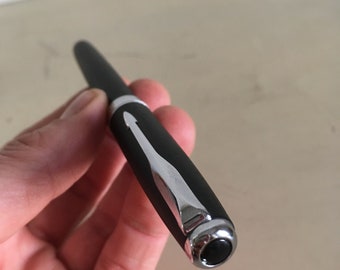Parker Sonnet France Code IIIQ Matte Black & Chrome Slim Ballpoint