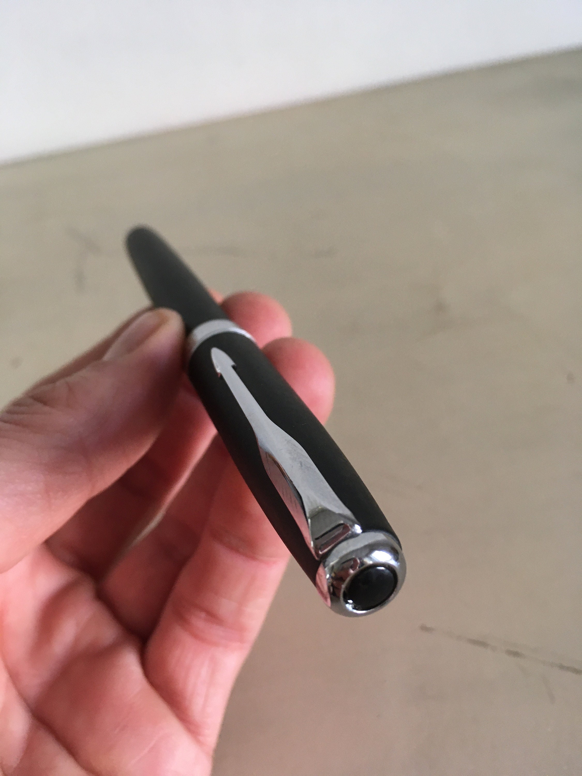 Parker Sonnet France Code IIIQ Matte Black & Chrome Slim Ballpoint