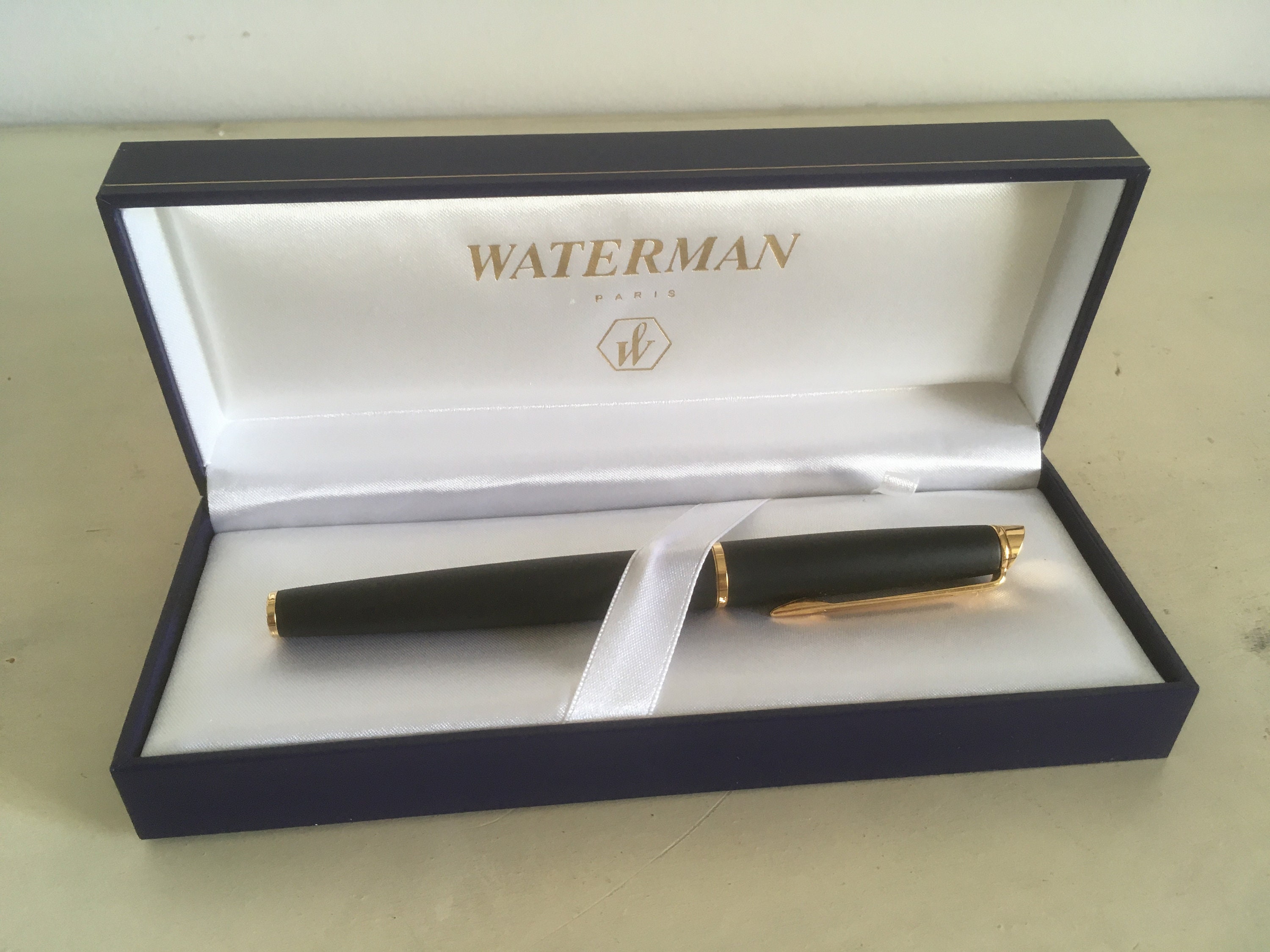 Waterman Paris Fountain Pen. Medium Nib Estate Vintage Pen Etsy