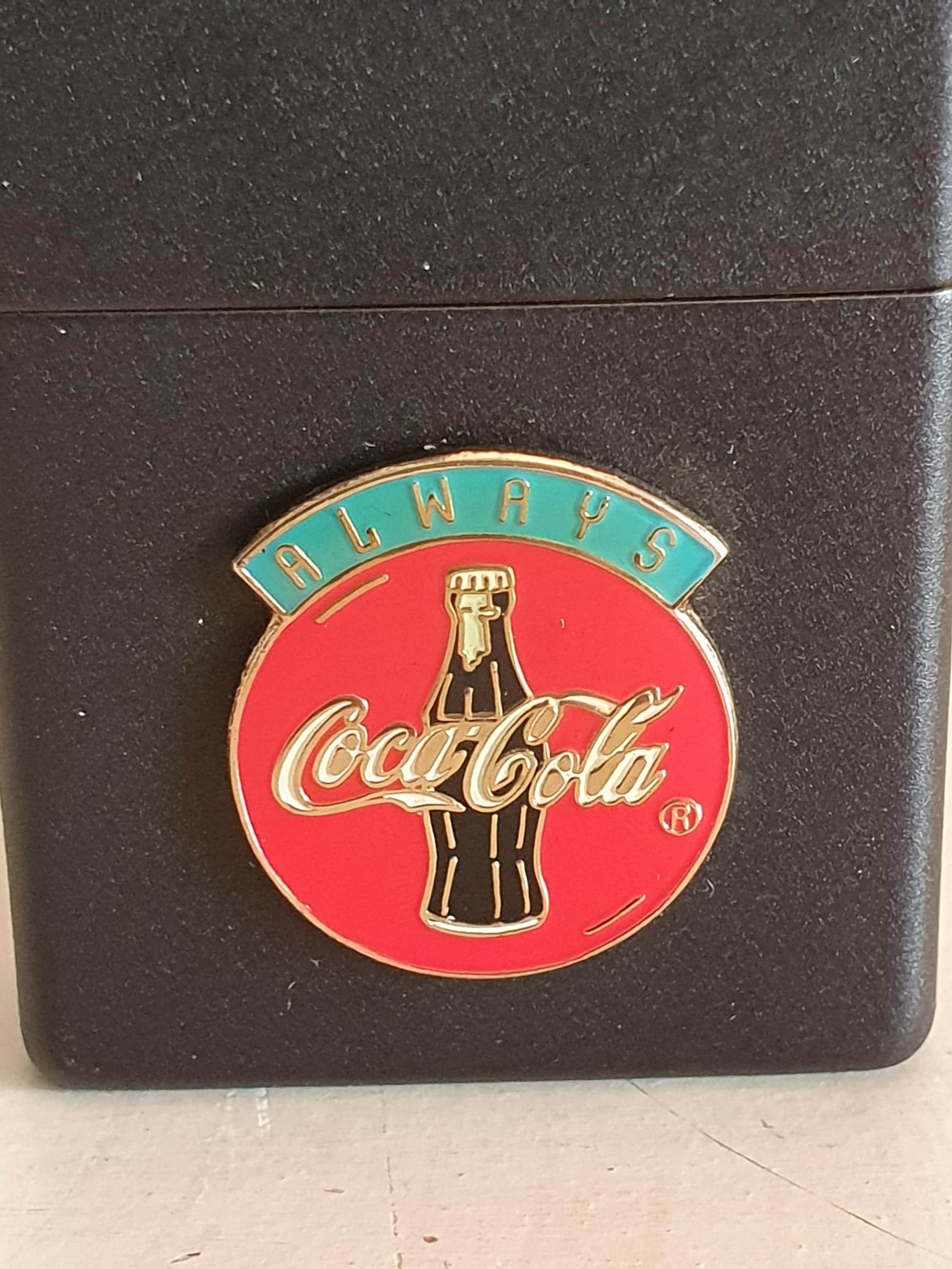 Vintage 2006 Zippo Lighter Coca-cola Black Matte, Rare Unused in