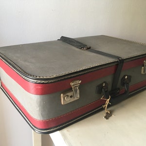 1970's Suitcase. Vintage Suitcase for Office Decoration and Storage. Memorabilia Case. Memories Box.