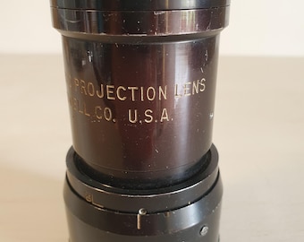 Vintage Bell Howell Anamorphic Projection Lens 16mm Cinema Theater