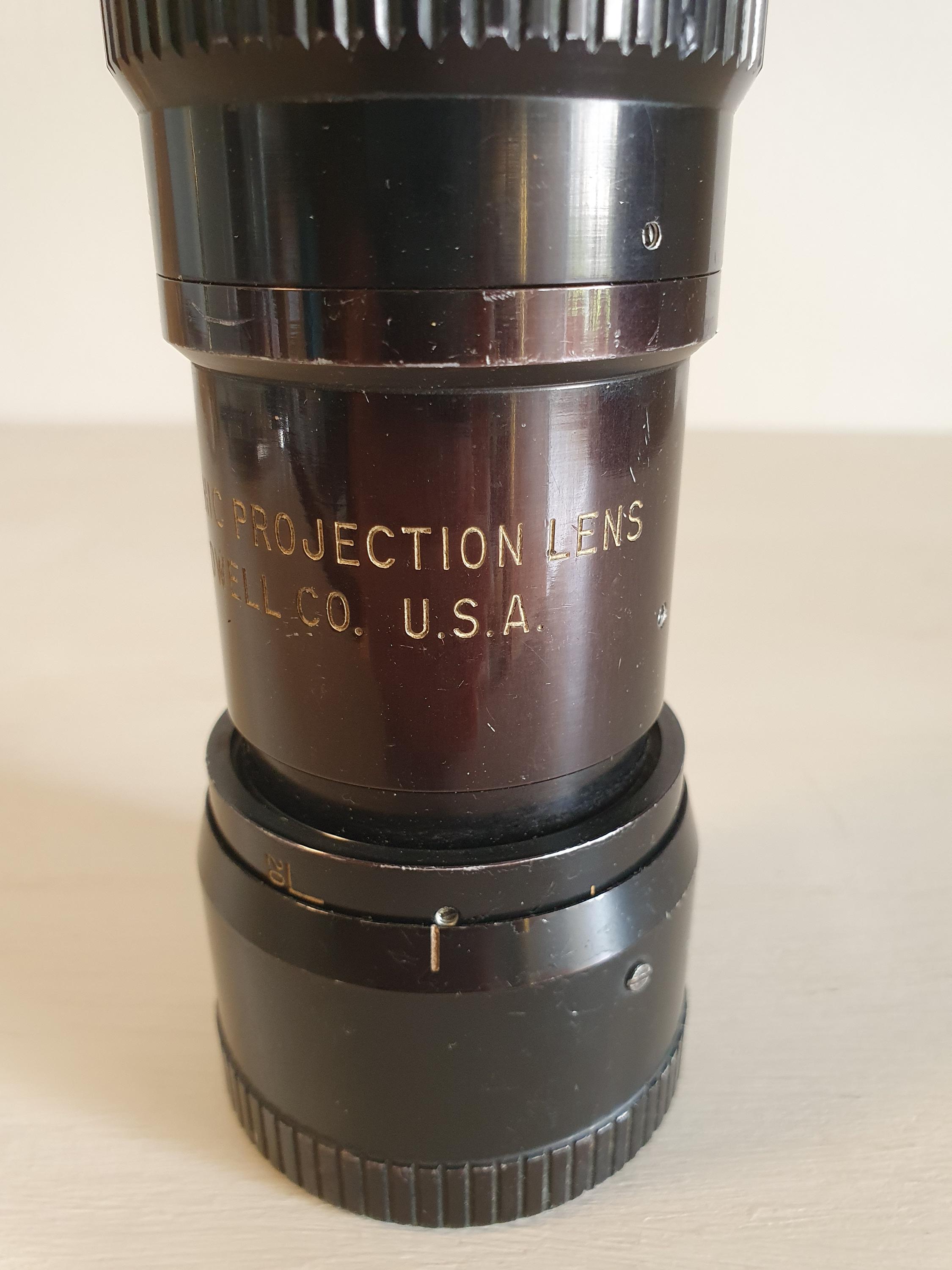 Vintage Bell Howell Anamorphic Projection Lens 16mm Cinema Theater
