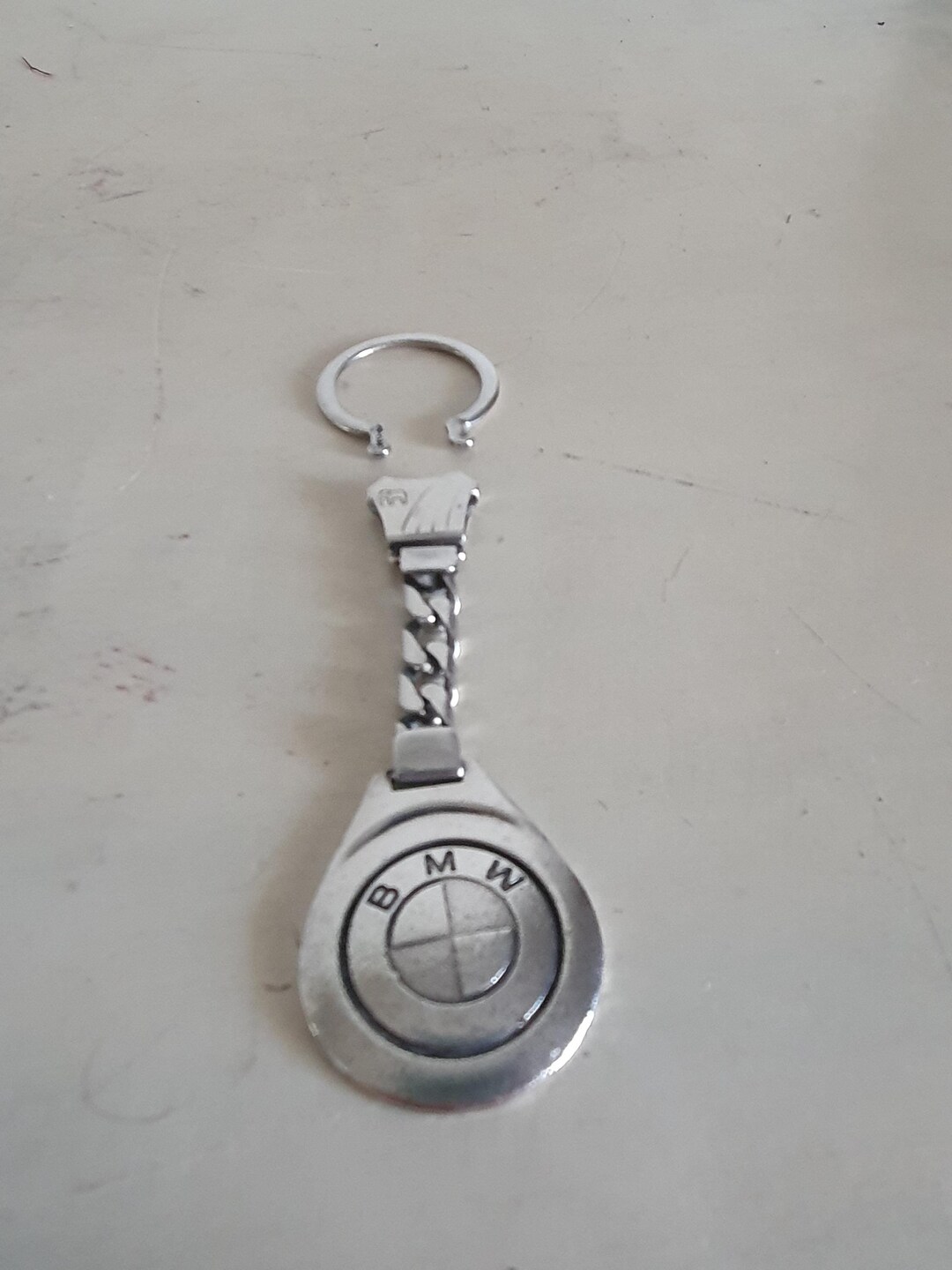 Vintage 950 Silver BMW Logo Keychain, Sterling Elephant Mark ...