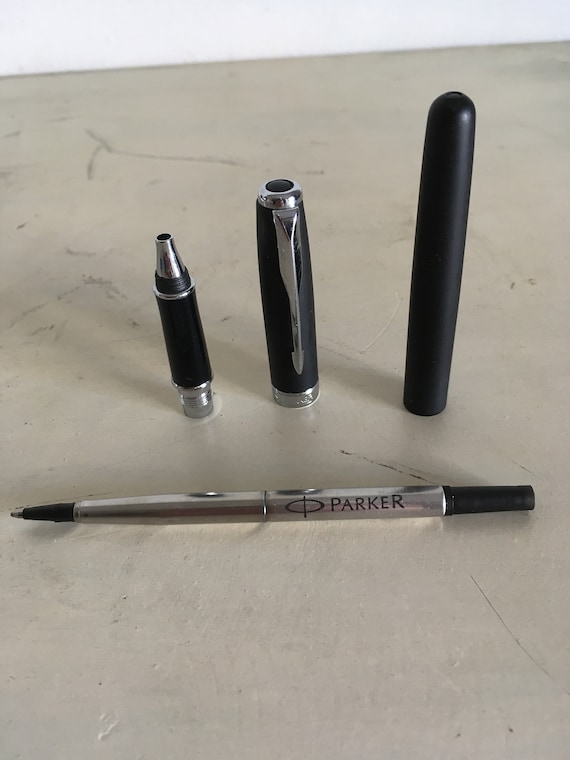 Parker Sonnet France Code IIIQ Matte Black & Chrome Slim Ballpoint
