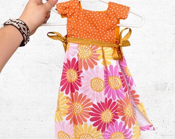 Floral Dish Towel Dress