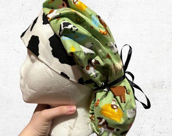 Farm Bouffant Scrub Cap