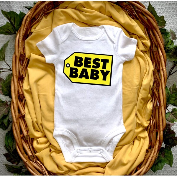 Best Baby Onesie, Best Buy Onesie, Best Baby Ever Bodysuit, Baby Gift, Gift for Niece, Gift for Nephew, New Baby Onesie
