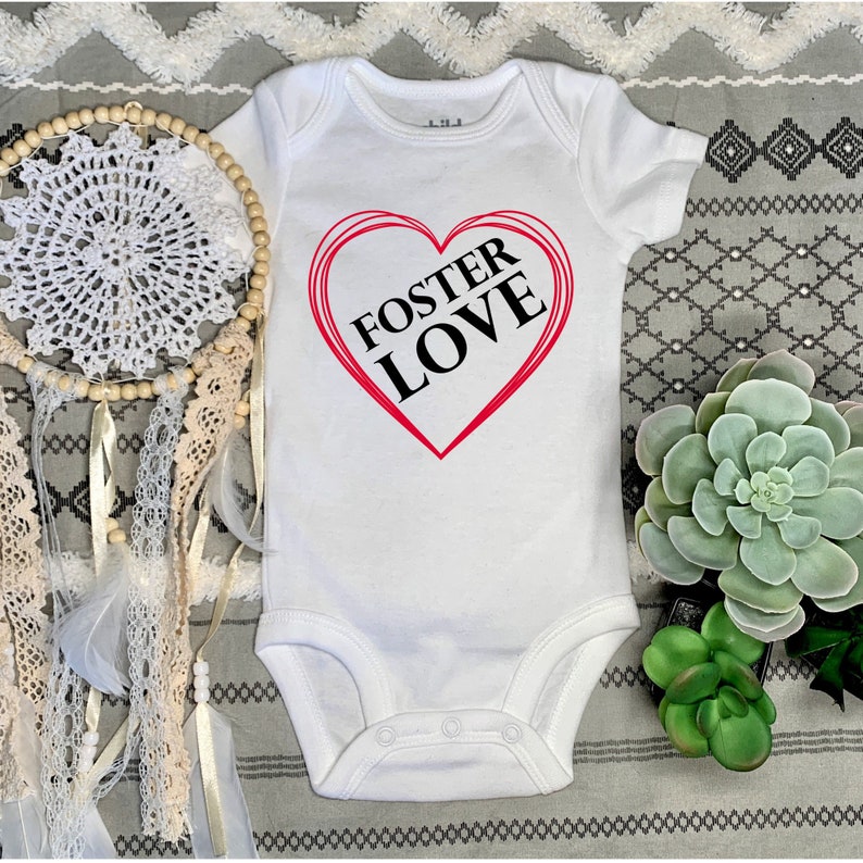 Foster Mom Shirt Foster Love Onesie Foster Love Shirt Foster Parents Shirt Foster Care Shirt Fostering Clothes