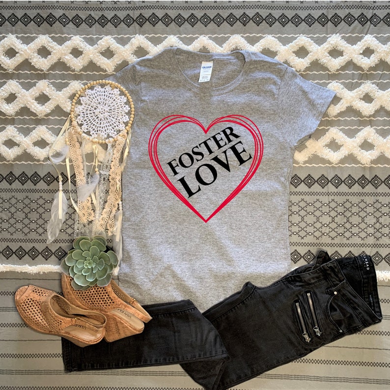 Foster Mom Shirt Foster Love Onesie Foster Love Shirt Foster Parents Shirt Foster Care Shirt Fostering Clothes