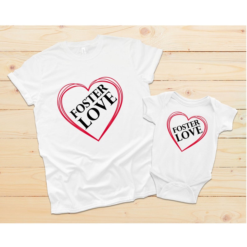 Foster Mom Shirt Foster Love Onesie Foster Love Shirt Foster Parents Shirt Foster Care Shirt Fostering Clothes