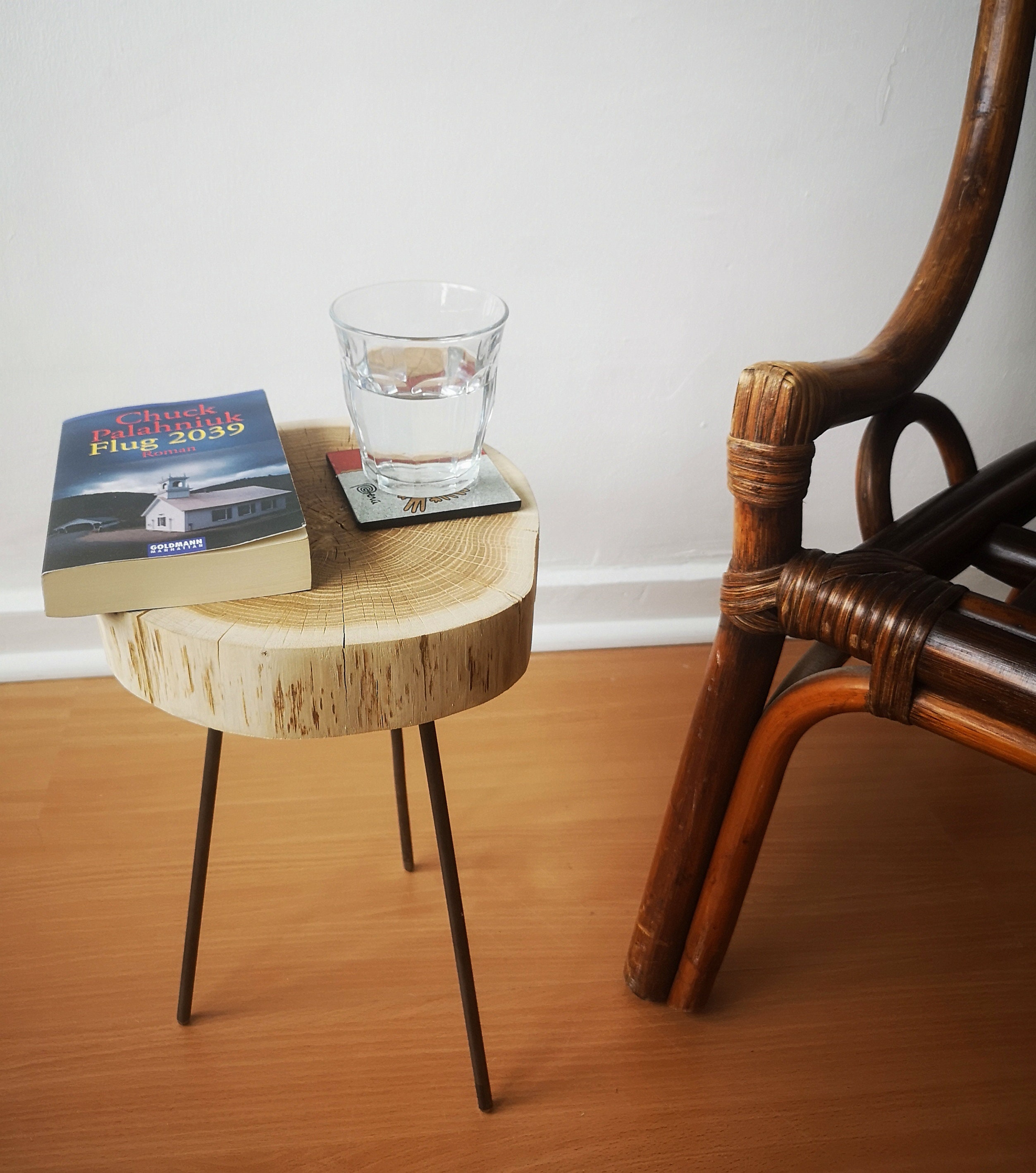 Tree trunk coffee table solid wood bedside table side table Etsy