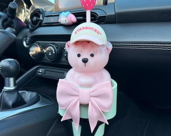 Starbucks Bearista Cupholder Adapter with Bow