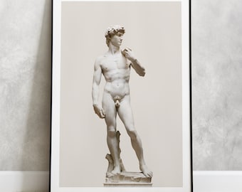 Michelangelo's David Poster: Italian Renaissance Art Print