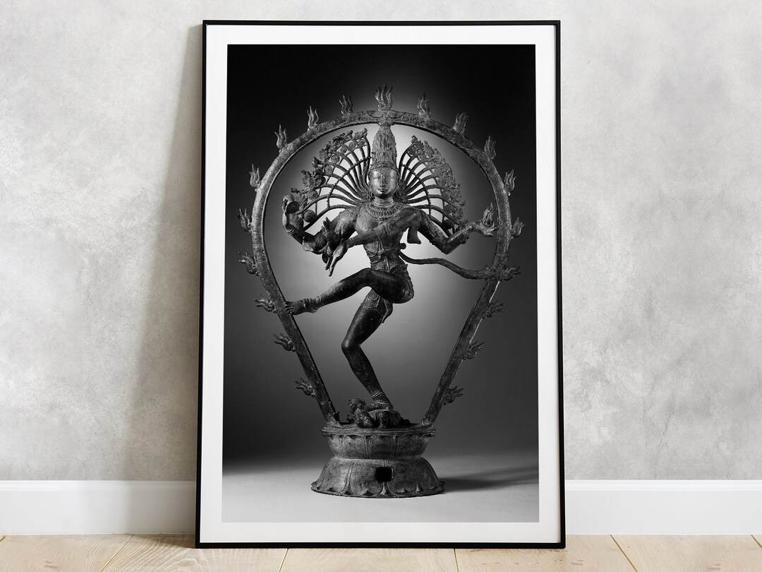 Shiva Poster: Hindu God Print, Yoga Meditation Art - Etsy