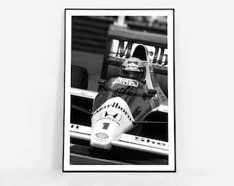 アイルトン・セナ F1ヘルメット ウォールアート：ホンダ・マクラーレン