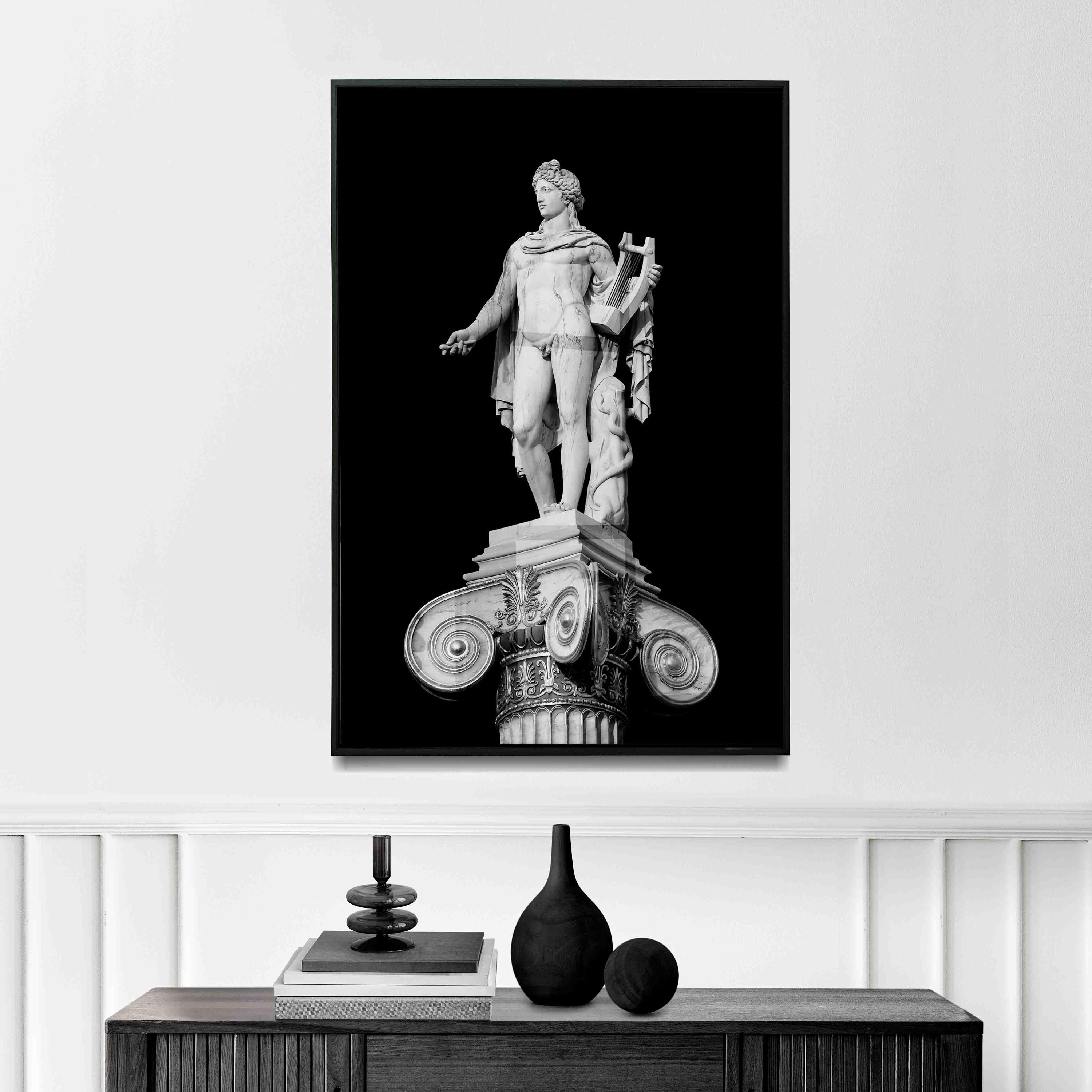 Apollo Statue Print: Greek Mythology Wall Art - Etsy