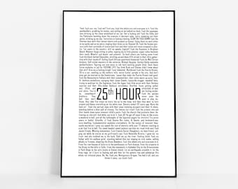25th Hour Monolog Poster: Spike Lee, Edward Norton Filmkunst