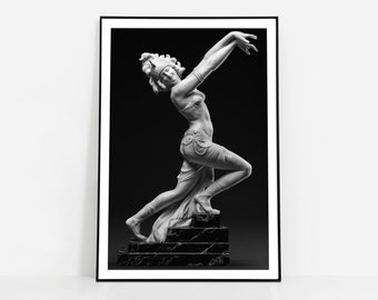 Print Dante Zoi dansende vrouw: renaissance beeldhouwkunst